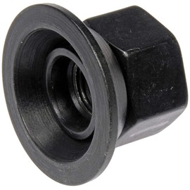 Dorman 611-092 Wheel Nut 9/16-18 Flanged Flat Face - 1-1/16 in. Hex, 1 in. Length Compatible with Select Ford Models, 10 Pack