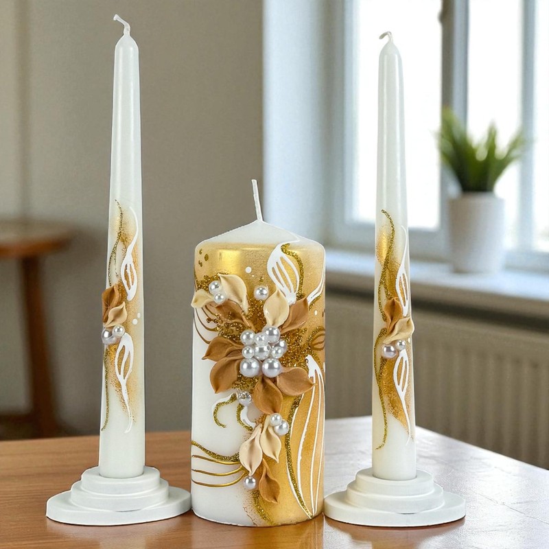 Magik Life Unity Candle Set - Wedding Ceremony & Reception