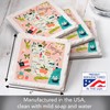 Thirstystone Georgia Home 4 Pack Tumbled Tile Stone Coasters with
