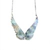 Mirlo Blanco - Collar alas de angeles hecho a mano,