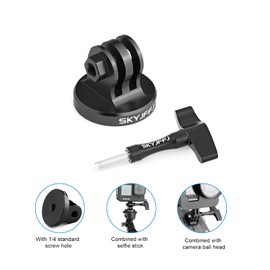 SKYJFFJ Aluminum-Tripod Adapter-Bolt-Adapter Compatible Action Camera Hero 8/9/10/11/12 DJ I OSMO Geekpro