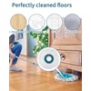 Pack of 2 Replacement Head Disc Mop, Microfibre Replacement Mop