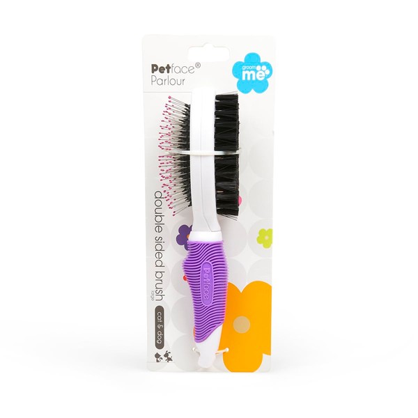 Petface Double Sided Dog Brush, Large