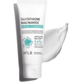 APLB Glutathione Niacinamide Facial Cleanser LIPO GLUTA NIAC CEN™ 8.6% 2.71 FL.OZ/Korean Skincare, Cares for Tighten Pores & Sebum, Long lasting nourishment and deep moisture for soft skin