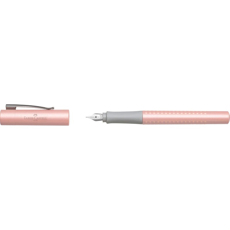 Faber-Castell Grip Pearl Edition F Fountain Pen - Rose