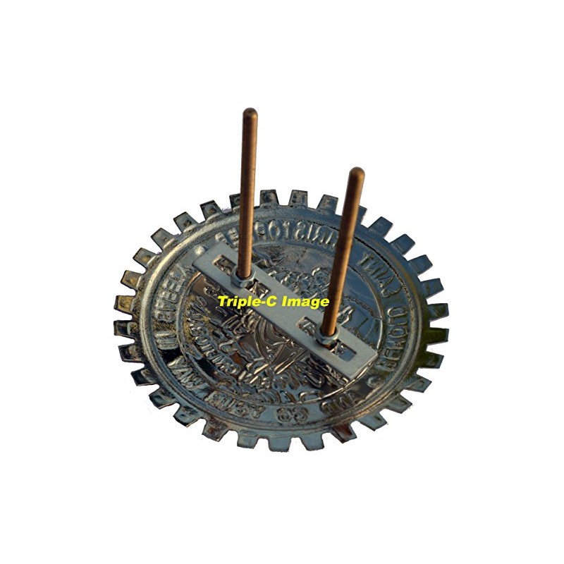 St. Christopher (St. Christophorus) car Grille Badge - and go