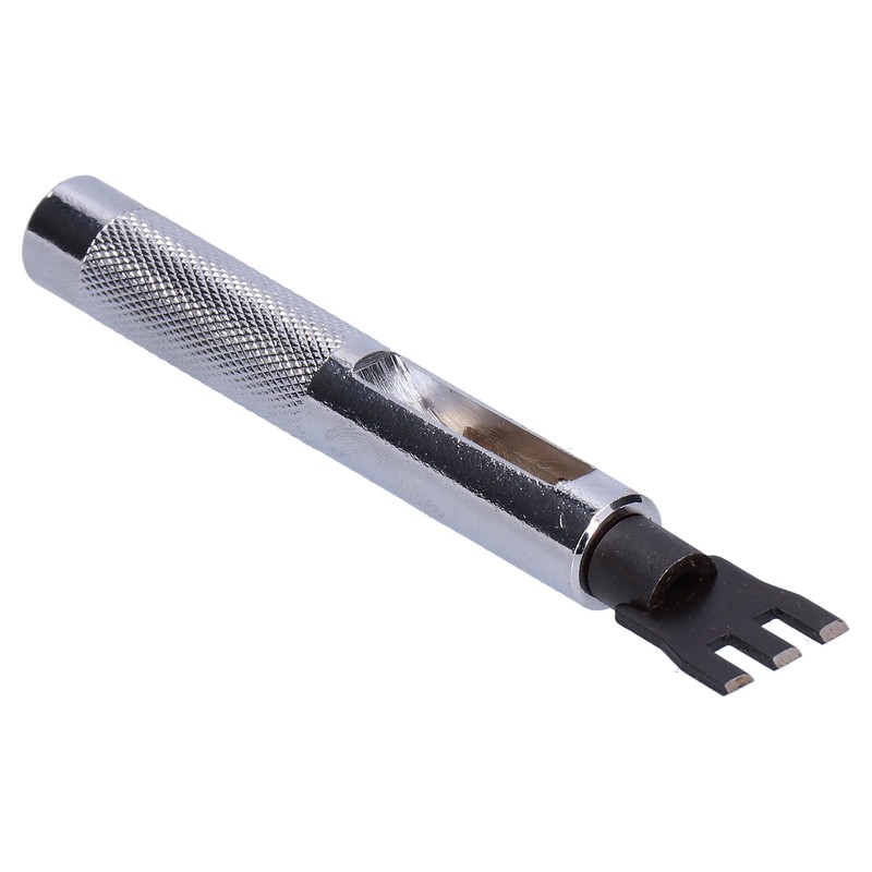 Leather Prong Set Metal Interchangeable Flat Chisel Bit Hole Punch