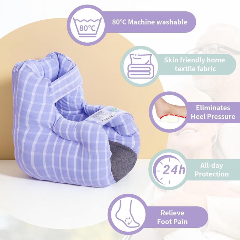 Ehucon Heel Protectors Bed Sore Pillow Cushion for Pressure Sores,Foot