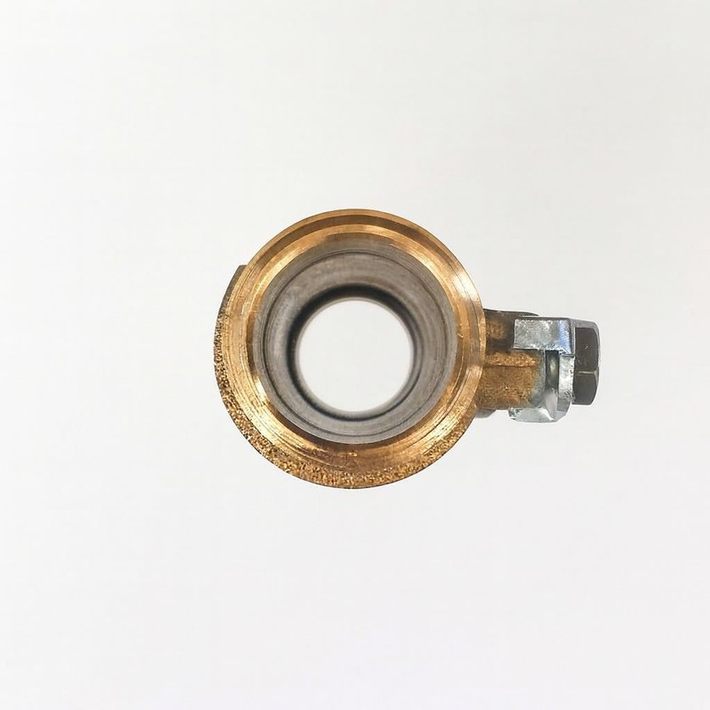 Water Heater Drain Valve Brass 3/4 Inch Full Port Straight