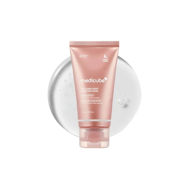 Medicube Mascarilla Nocturna de Colágeno Collagen Wrapping Night Mask, Firming