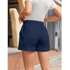 Pantalones cortos de ajuste holgado con cordón y cintura elástica