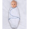 The Peanutshell Baby Swaddle Blankets for Boys or Girls, Blue