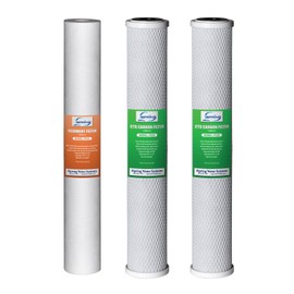 iSpring F3WCB32 20" x 2.5" Whole House Water Filters for WCB32 Series Water Filter Systems, Pack of 3