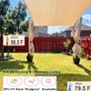 Junflying 90% Shade Cloth 12x24 FT, UV-Resistant, Breathable Sun Shades