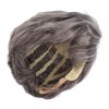 Men Gray Short Wig Heat Resistant Synthetic Multipurpose Adjustable Layered