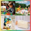 4 Pcs Toy Storage, Toy Storage Bags, Zip Bags For