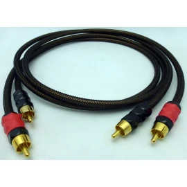 WireWorld Micro Eclipse 7 RCA Audio Interconnect cables 1 meter pair