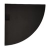 GEOONA 9 Inch Black Marble Corner Shower Shelf for Bathroom,