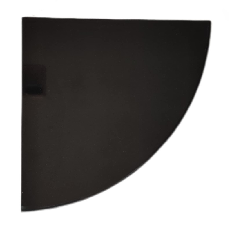 GEOONA 9 Inch Black Marble Corner Shower Shelf for Bathroom,