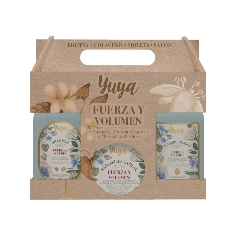 Set Yuya Shampoo + Acondicionador + Mascarilla Capilar