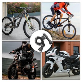 Yuannee Action Kamera Halterung,Motorrad Lenker Halterung 360 Drehung Schwarz Fahrrad Motorrad Clip Lenkerhalterung Zubehör Action Kameras Mountainbike Kamerahalterung