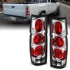 AmeriLite Chrome Replacement Brake Tail Lights Set For Hardbody D21