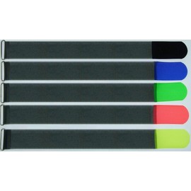 50 x 50 cm x 50 mm FUK Resealable Velcro Cable Ties, Multi-Colour with Metal Eyelet, Cable Velcro Tape, 500 mm, Reusable