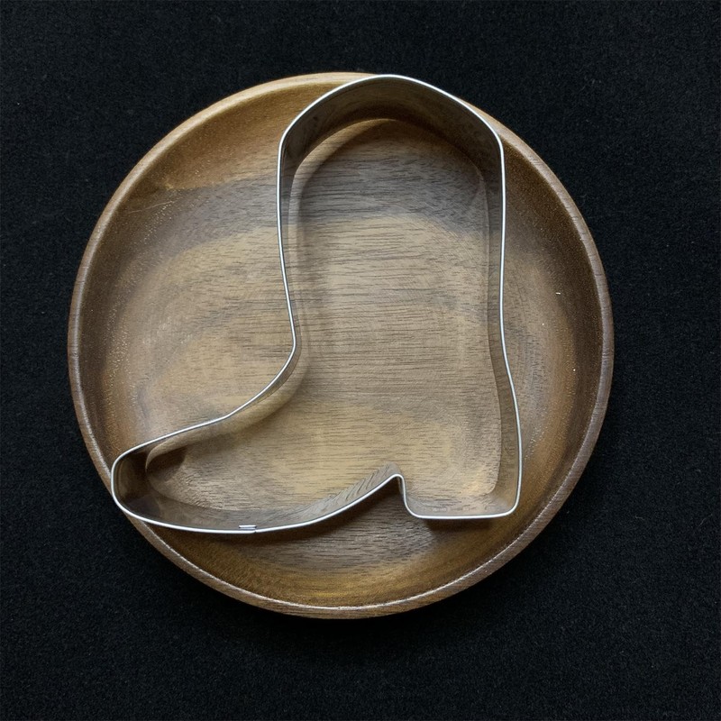 LUBTOSMN Cowboy Boot Cookie Cutter-3.5 Inch-Diswasher Safe-Biscui Cookie Cutter Fondant
