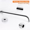 HarJue Shower Arm with Flange and Teflon Tape, Wall Mounted