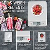 Taylor Glass Top Food Scale with Touch Controls, 11 lb