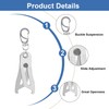 Portable Precise Thread Size Tester with Key Ring Thread Tester