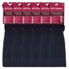 Women's Compression Socks Therapeutic Graduated (Pack of 6 Pairs) (Navy)