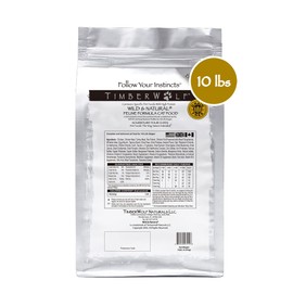 Timberwolf Wild & Natural Chicken Recipe with High Protein Dry Cat Food 10lb