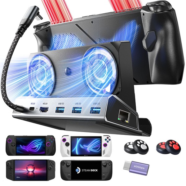LISEN Docking Station for ASUS ROG ALLY X & Steam