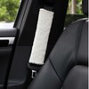CENZICOM Car Seat Belt Covers, Faux Lamb Plush Shoulder Pads