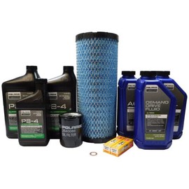 2019-2020 Polaris RZR S4 1000 EPS OEM 5W-50 Full Synthetic Oil Change Kit POL55