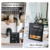 2 Pack Magnetic Board,Magnet Board,Metal Magnetic Bulletin Board,Magnet Display Stand