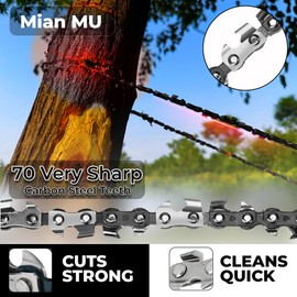 55 Inch High Limb Rope Saw – Dual Sided Pocket Chainsaw with 70 Sharp Teeth 360° – Rope Tree Saw High Limb Tool with Storage Box for Outdoor Adventures