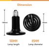 Simple Deluxe 100W Reptile Ceramic Heat Lamp Bulb and 150W