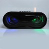 ABS Multifunction Alarm Clock Bluetooth Speaker Voice Prompt Call Function