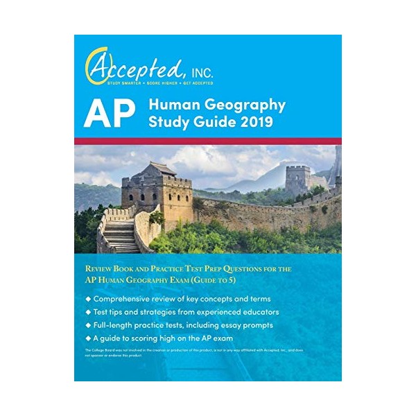 AP Human Geography Study Guide 2019: Review Book and Practice