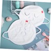 Baluue 2Pcs Coral Fleece Towel Mask for Cold Hot Compress