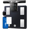 GE Scale for Body Weight, 8-Electrode Smart Bathroom Scale with