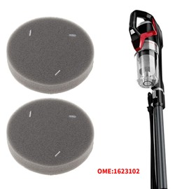 EMSea 4pcs Filter Kits Replacement Part 1623102 Compatible with Bissell 3070 3080 2831 3339 2903 2921 Pet Hair Vacuum 10cm*2cm Black