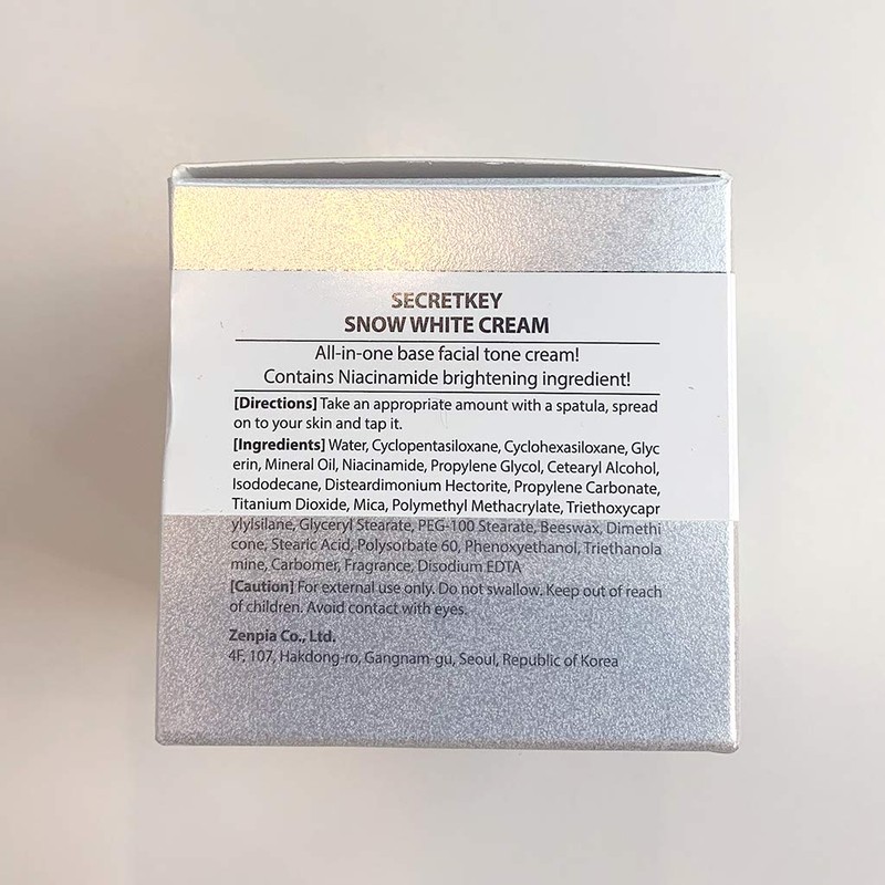 SECRET KEY Brightening Snow White Cream for Natural Radiance and