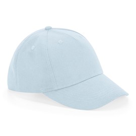 Beechfield B63B Junior Organic Cotton 5 Panel Cap, powderblue