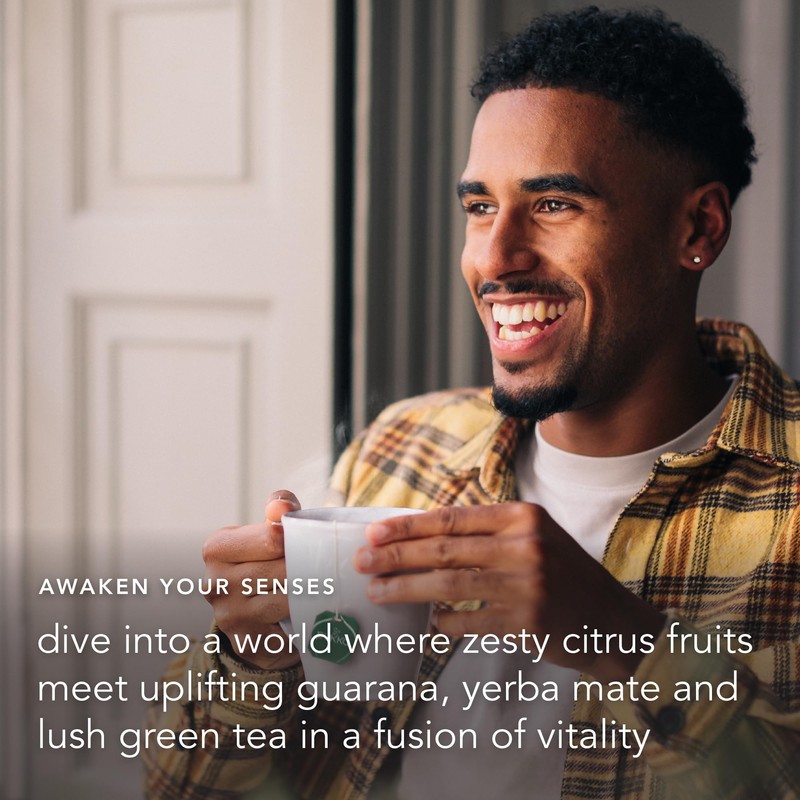 Pukka Herbs, Citrus Yerba Green Tea, Organic, Herbal Tea Box