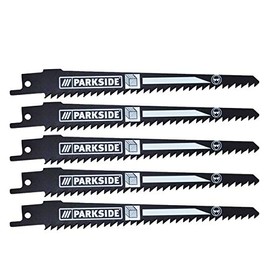 Wood Saw Blade Set Replacement Saw Blades for Sawing Wood, Plastic and Plaster Cardboard (HCS 150/18 TPI) for Parkside 4-in-1 Combination Device PKGA 14.4 A1 - LIDL IAN 110037