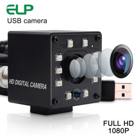 Camera with usb ELP 1080P Webcam HD CCTV Night Vision Surveillance USB Camera w/ IR CUT IR Leds