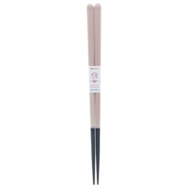 Ishida Chopsticks Unoi Made in Japan Wooden (Natural Wood) Acrylic 20.5cm Pink